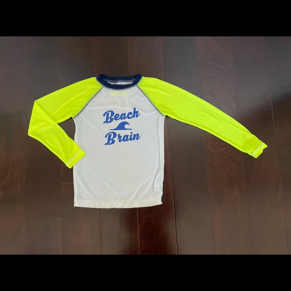 J Crew long sleeve rash guard, size 4-5
